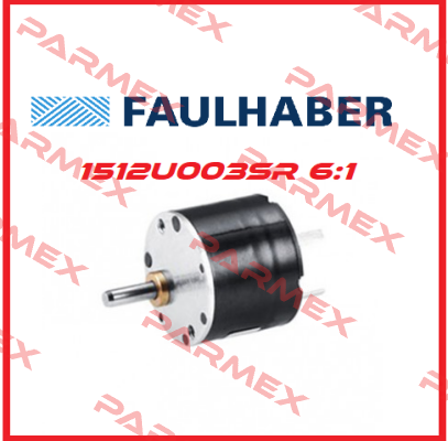 1512U003SR 6:1  Faulhaber