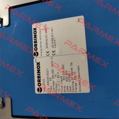 Orbinox-Typ EXN DN250price