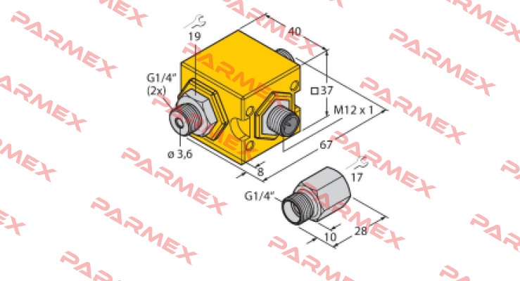 FCIC-G1/4A4P-PL-H1141/1.0 Turck