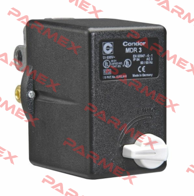 P/N: 227038 Type: MDR-3 HFA BAAA 130A160 XAA XXX Condor