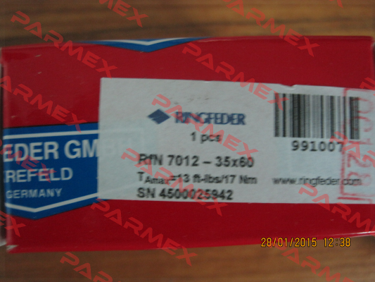 RFN7012 35X60 Ringfeder