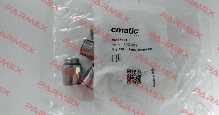 844396 - MA12, AG 3/8 x 12mm C-Matic