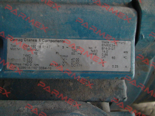 ZBA160 B4 B140 - 71854100 Demag