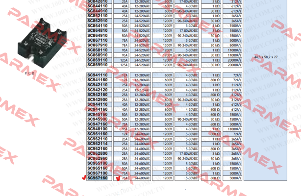 SC967160-75A Celduc