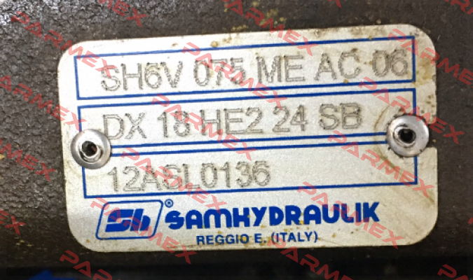 SH6V 075 ME AC 06 DX 18 HE2 24SB  Brevini