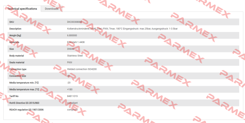 DK330308086 End Armaturen