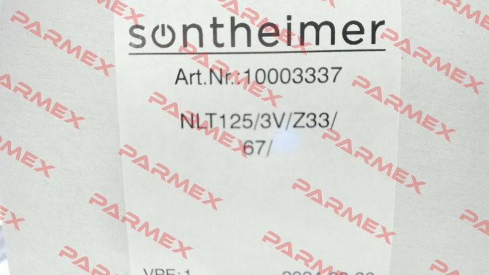 NLT125/3V/Z33/67 Sontheimer