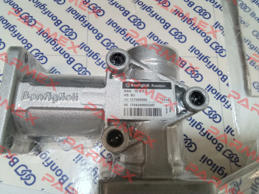 P/N: 127050060, Type: RAN 15 S A 2 HS B3 Bonfiglioli
