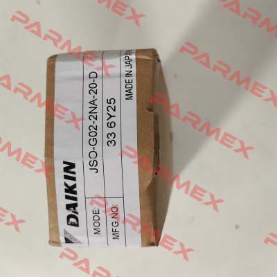 JSO-G02-2NA-20-D Daikin