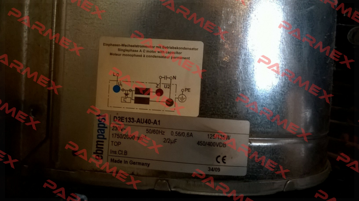 D2E133-AU40-A1 - OEM EBM Papst