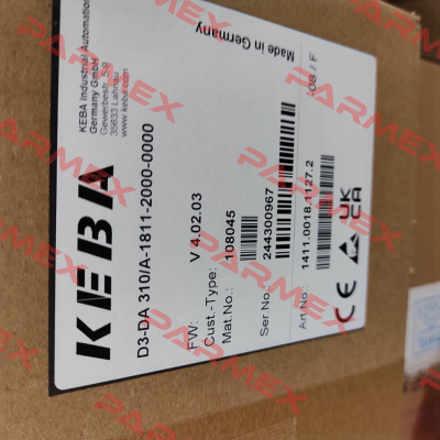 D3-DA-310/A-1811-20 Keba