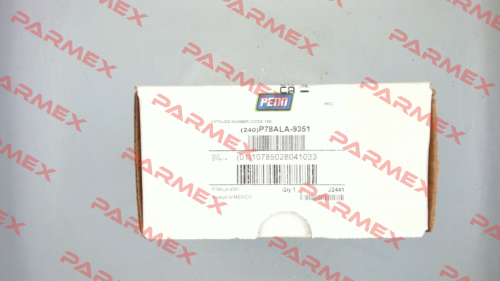 P78ALA-9351 (P78A) 7/16" UNF Johnson Controls