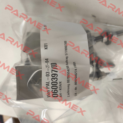 P/N: 0600397/00, Type: AH-KGA/K Vahle