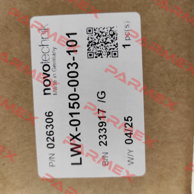 P/N: 400026306, Type: LWX-0150-003-101 Novotechnik