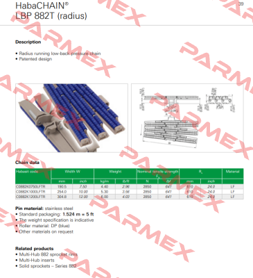 C0882K1200LFTR-N4 Habasit