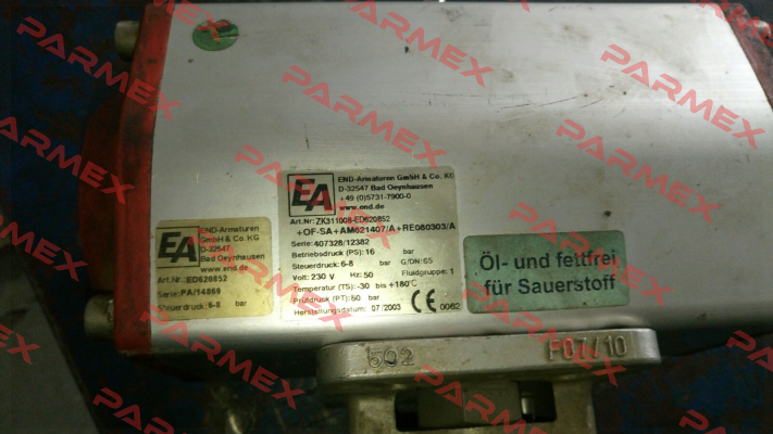OF-SA  End Armaturen