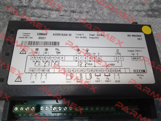 20258900032     SC.6REL.DIX.XM664K FW NEW 230V Dixell