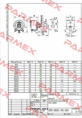R40-1.0K Frizlen