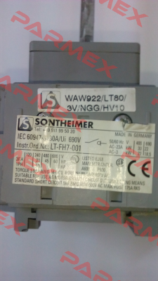 WAW922/LT80/3V /Z33RG/1/NGG/HV10  Sontheimer