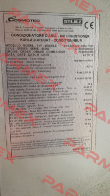 EVEA0002617000-1Z Cosmotec (brand of Stulz)