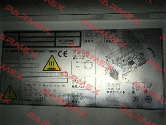 960716V2048 , SV300 B  Leybold