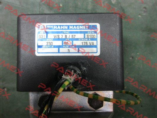 WS 7 B/57 S100 obsolete replaced by OAC007061 (Kendrion)  HAHN-MAGNET (Kendrion)