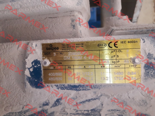 GM 160M 4.B5 obsolete,replaced by HB3 160M 4 400-50 B5  SEIPEE