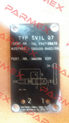 TYP SVIL 07  Ident Nr: 5947100410 Voith