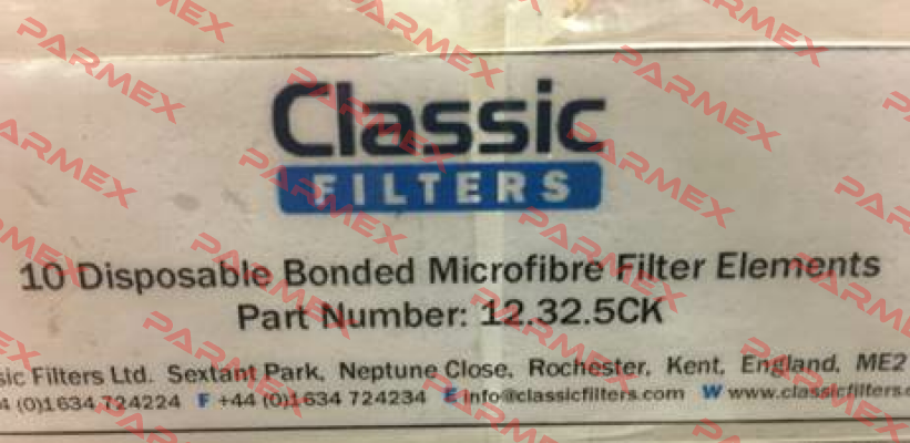Typ: GF-12-32-50CK (1box = 10pcs)  Classic filters