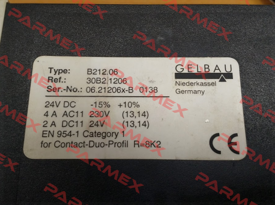 B212.06, Ref:30.B2.1206 Gelbau