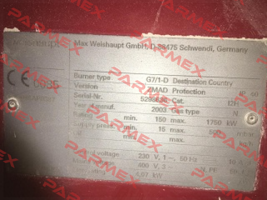 15132714347 Weishaupt