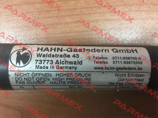 G 14 28 0150 9 0420 WG35 WG35 02020N / 28-022YP Hahn Gasfedern