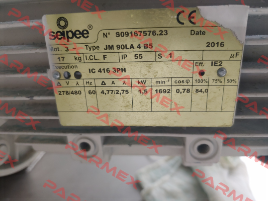 JM 90LA 4 B5; 1.5kW SEIPEE
