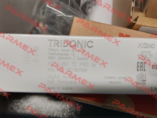 P/N: 22185209 , Type: PC 1x80 T5 PRO lp Tridonic