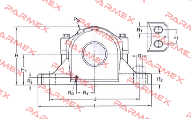 SAF 23032 K-TIMKEN Timken