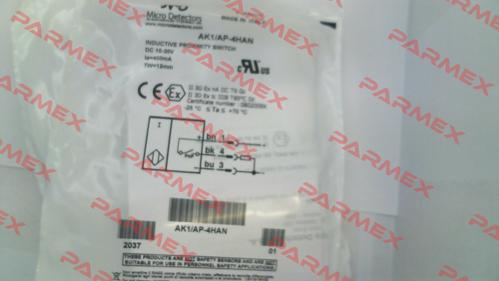 AK1/AP-4HAN Micro Detectors / Diell (now Datasensing)