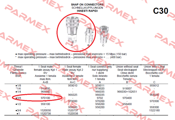 C30 910100  Dropsa