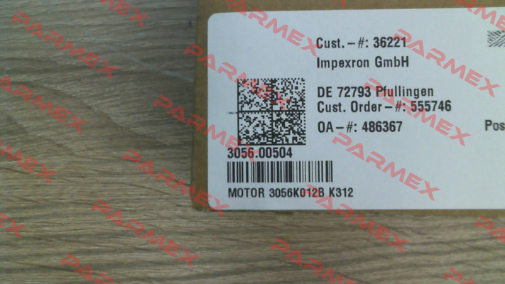 3056.00504] 3056K012B K312 Faulhaber