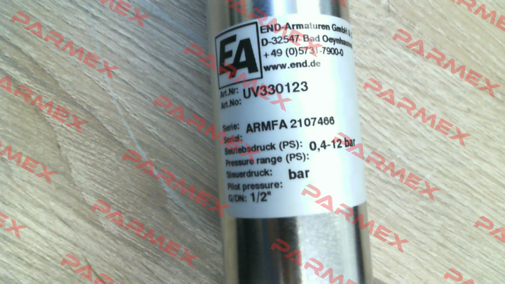 UV330123 End Armaturen
