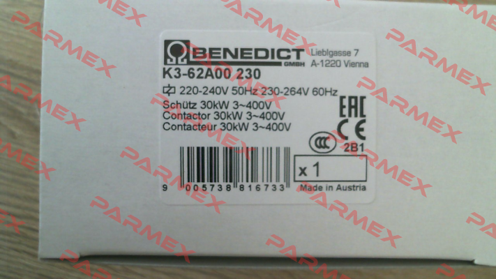 K3-62A00 230 Benedict