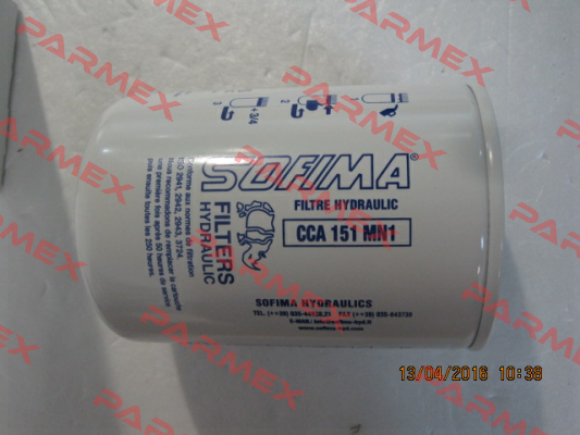 CCA151MN1 Ufi (SOFIMA FILTERS)