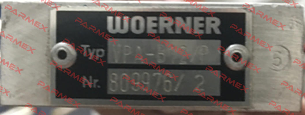 VPA-B/12/0/W/0/20/20/20/20/20/20/20P  Woerner