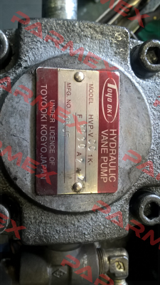 HVP-VCC1K-F3030A2A2 JTEKT FLUID POWER SYSTEMS CORPORATION (ex. Toyooki)