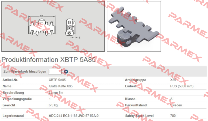 XBTP 5A85 FlexLink
