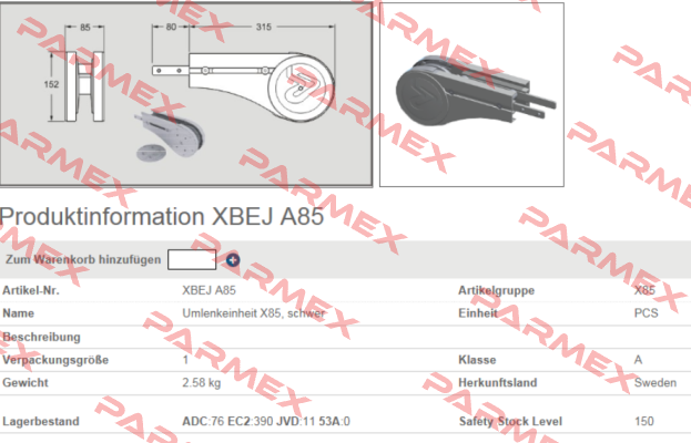 XBEJ A85 FlexLink