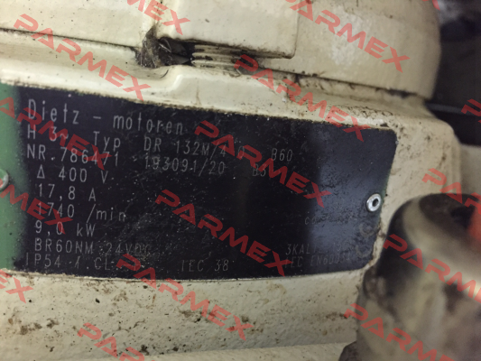 DR 132M/4 0 B60  Dietz-Motoren