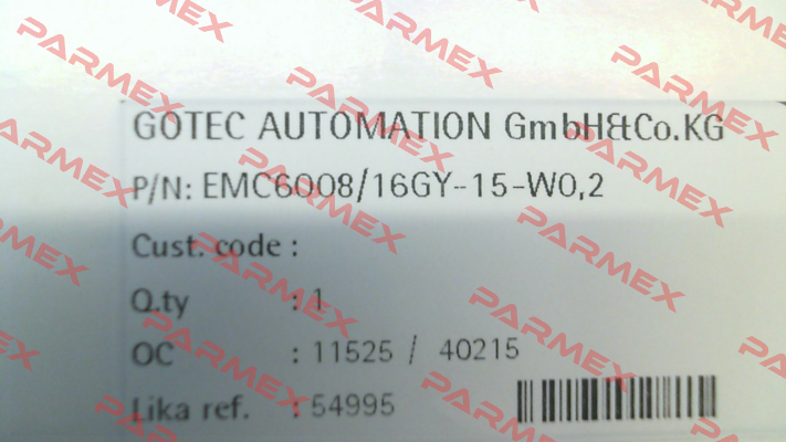 EMC608/16GY-15-W0,2 Lika