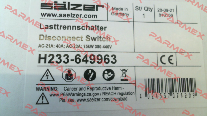 H233-649963 Salzer