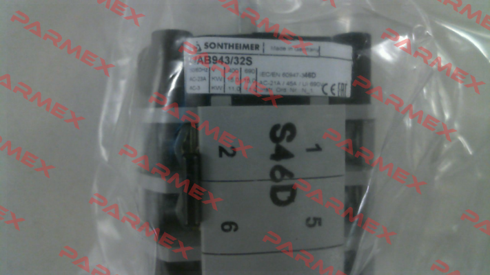 P/N: 10000027, Type: WAB943/32S Sontheimer