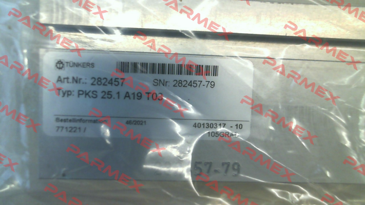 PK S25.1 A19 T03 105°C Tünkers